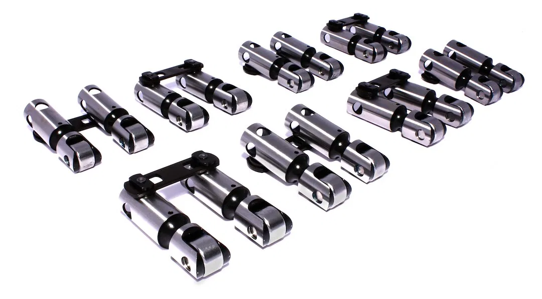 818-16 – COMP CAMS Valve Lifter, For Use With Chevy Small Block 4.3L-6.6L/265-400 Cubic Inch Solid Roller with Oiling...
